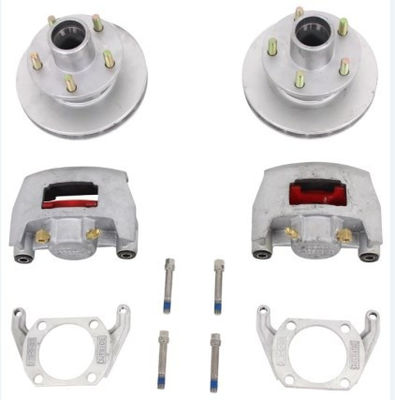 PCD 5*4.5 8'' 휠 허브 말 트레일러 디스크 브레이크 3500lbs