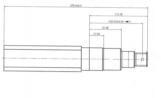 Cilindros quadrados de Stub Axle Suit Hubs Or Brake da caravana de Axle Spindles 3500lbs do reboque