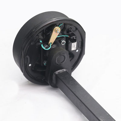 Heavy Duty Round Tube Trailer Straight Axle 15000 Pound With 12.25 Inch Brakes