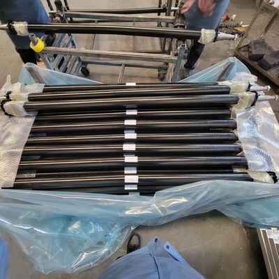 Цапфа трейлера цапфы 5000-7000lb Unbraked круглого трейлера 76MM прямая