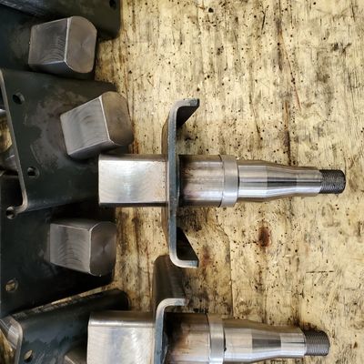 tractor Stub Axle de Axle Spindle Replacement 1500kg del remolque de 50*247m m