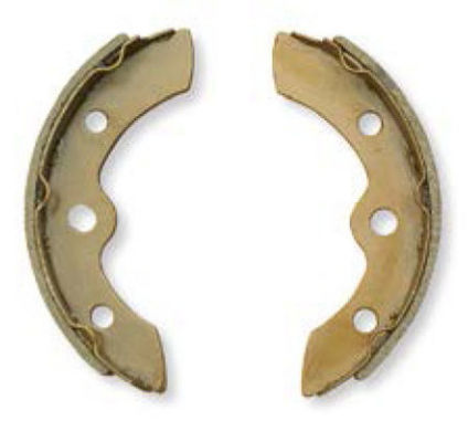 Airui patins de frein mécaniques de remorque de 12,25 pouces pour le chariot de golf de voiture de club