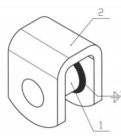 Ganchos de Axle Spring U do reboque